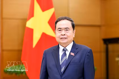 越南国会主席陈青敏 图自越通社