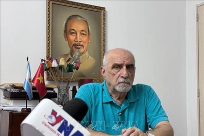 阿根廷共产党总书记 豪尔赫·克雷内斯 图自越通社