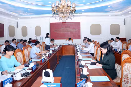 会议场景 图自越通社