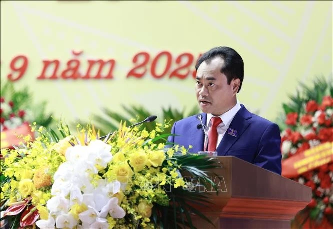 郑越雄同志被任命为老街省委书记。图自越通社