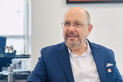 瑞士驻越南大使托马斯·加斯（Thomas Gass）。图片来源：越通社