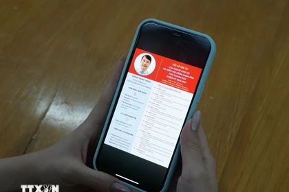 关于2026-2031任期庆和省人民议会代表候选人的信息已在数字信息渠道上发布，方便选民跟踪了解。图自越通社