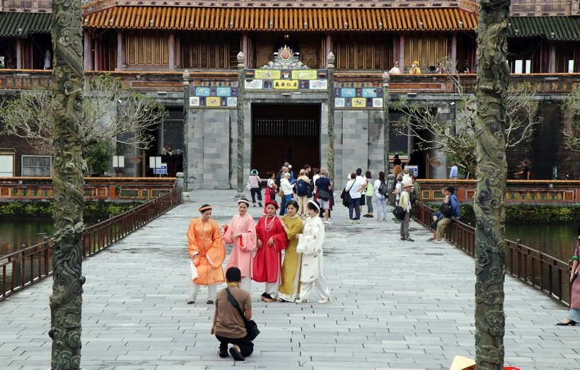 顺化市是越南乃至整个东南亚地区唯一一个拥有8处被联合国教科文组织列为世界文化遗产名录的地方。图自越通社