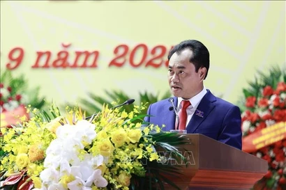 郑越雄同志被任命为老街省委书记。图自越通社