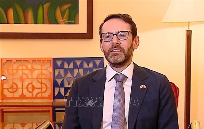 英国驻越大使伊恩·弗鲁。图自越通社