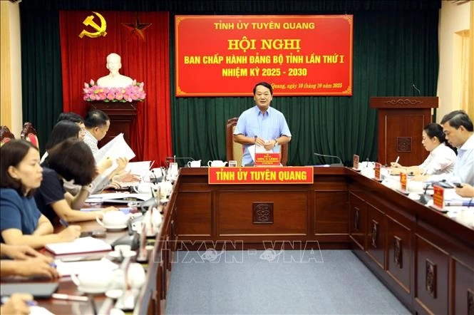 会议现场。图自越通社