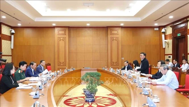 会议现场。图自越通社