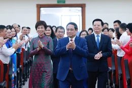 政府总理范明政出席越南共产党越通社机关第27次代表大会