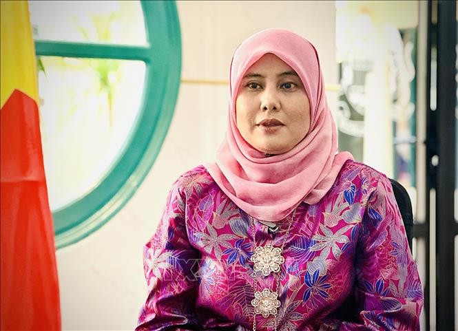 马来西亚驻越副大使希克·艾达·萨福拉·尼扎·奥斯曼。图自越通社