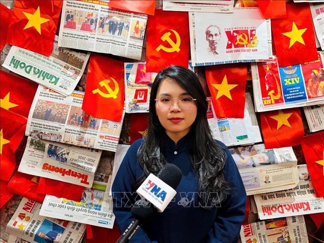 香港城市大学博士后研究员黎氏琼花。图自越通社