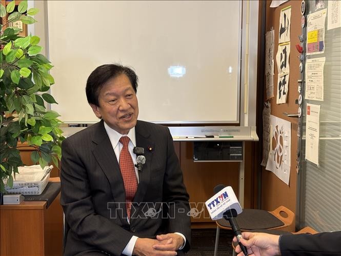 日本自由民主党（LDP）国际部部长山口壮。图自越通社