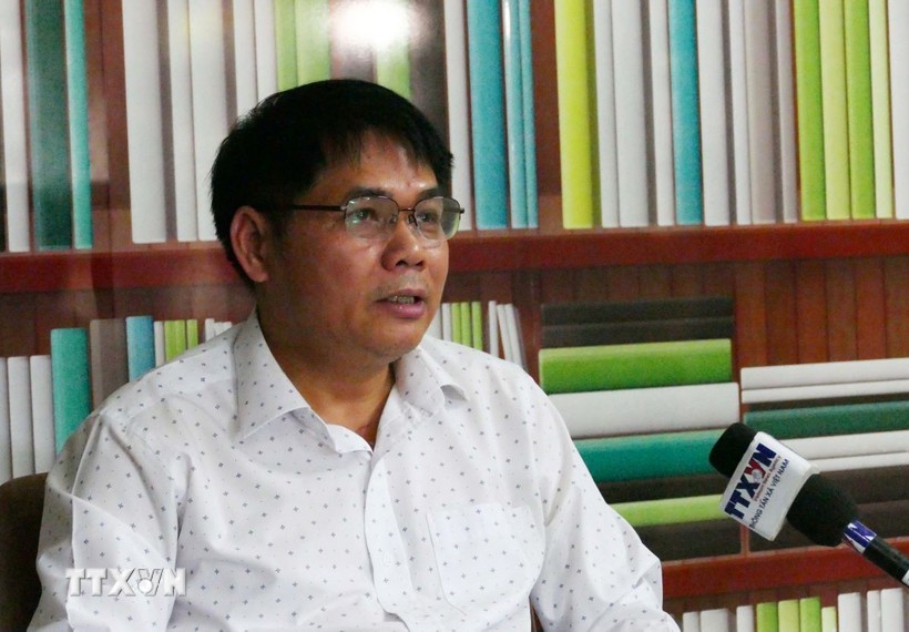 在老越资企业协会副主席黄文军。图自越通社