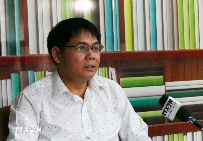 在老越资企业协会副主席黄文军。图自越通社