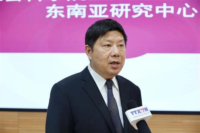 中国社会科学院亚太与全球战略研究院（CASS）研究员、东南亚研究中心主任许利平。图自越通社