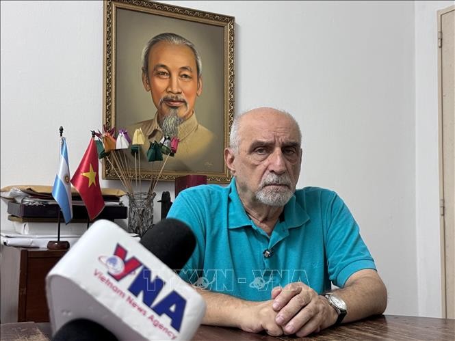 阿根廷共产党总书记 豪尔赫·克雷内斯 图自越通社