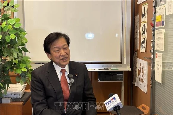 日本自由民主党（LDP）国际部部长山口壮。图自越通社