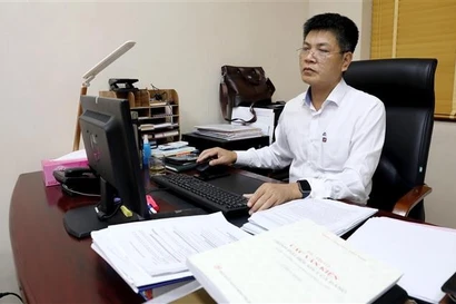 越南石油集团(Petrolimex)兴安一人有限责任公司。图自越通社