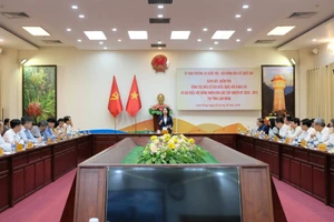 国家副主席武氏映实地视察林同省选举工作