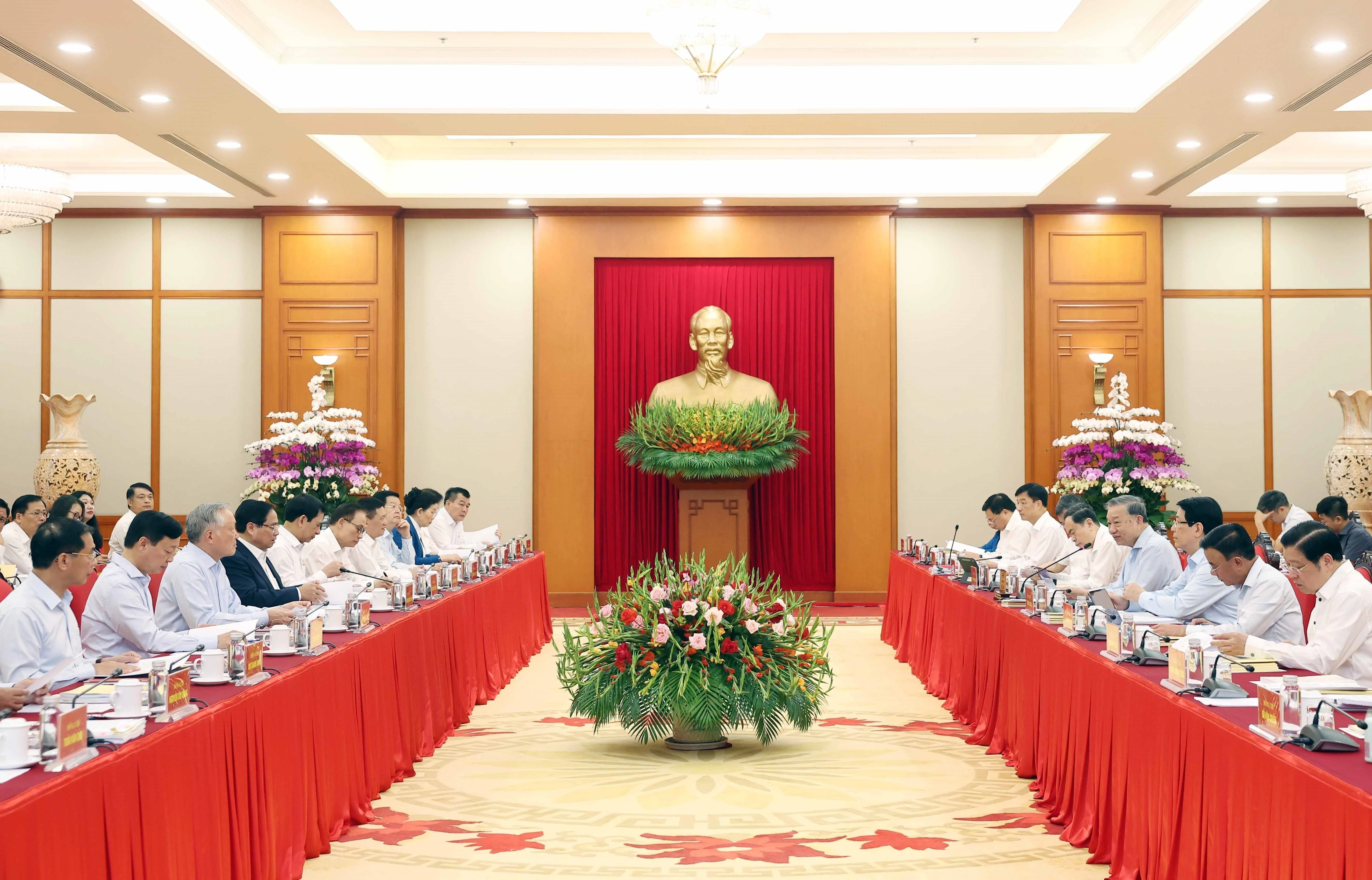 会议现场。图自越通社