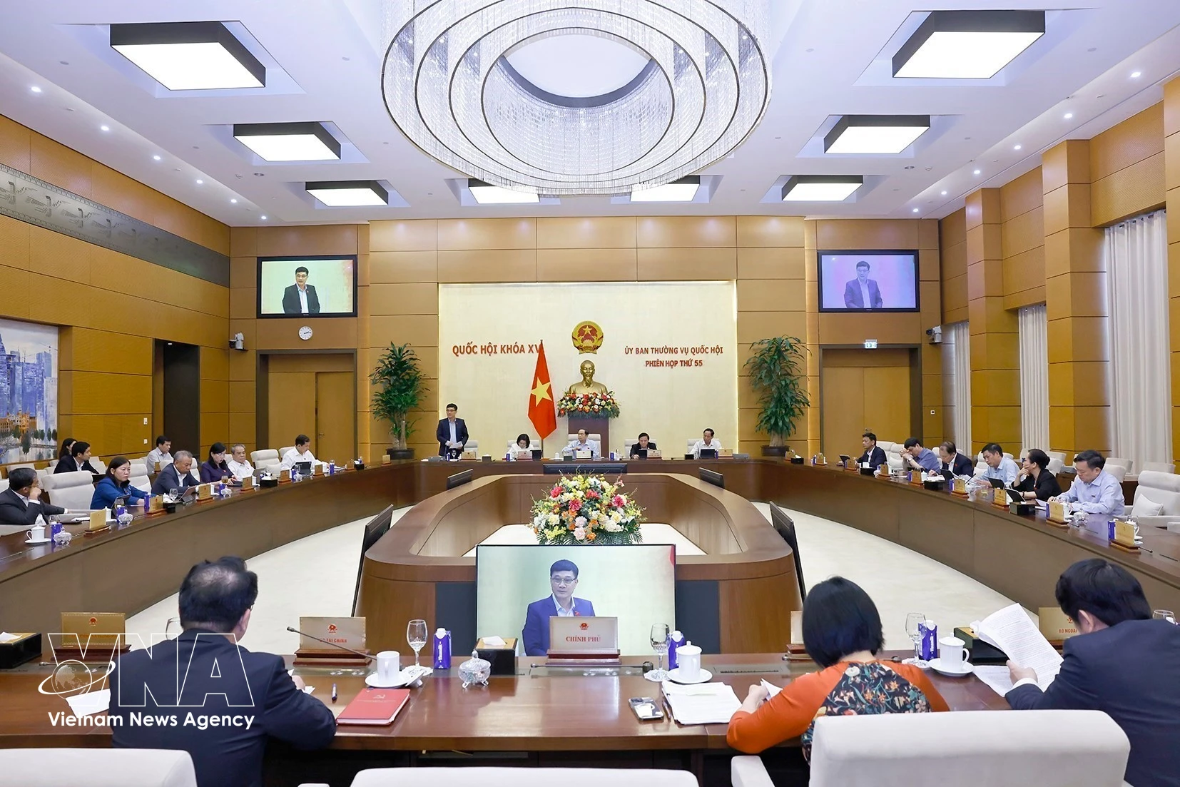 会议现场。图自越通社