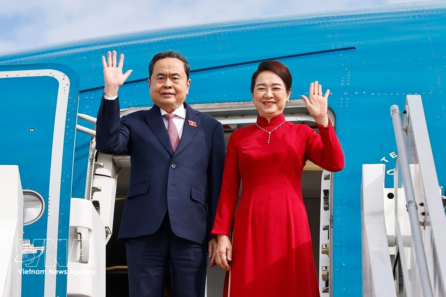 资料图：越南国会主席陈青敏将偕夫人对韩国和蒙古国进行正式访问。图自越通社