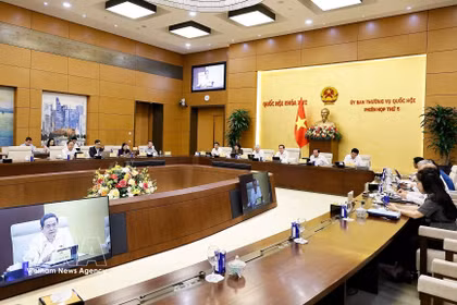 会议现场。图自越通社