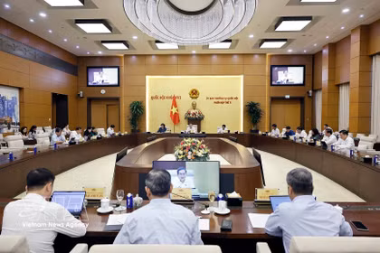 会议现场。图自越通社