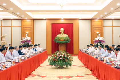 会议现场。图自越通社