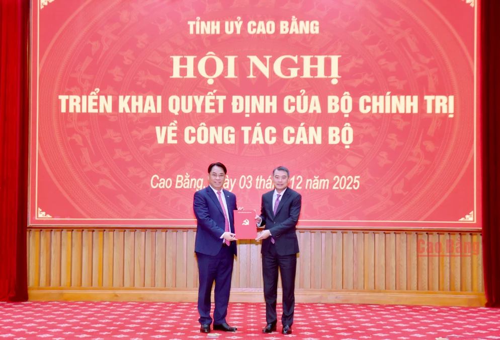 潘升安同志出任高平省省委书记。图自越通社