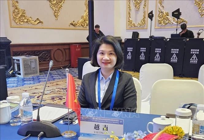 广东越粤旅游与商贸服务有限公司总经理、博士范氏清鸾。图自越通社