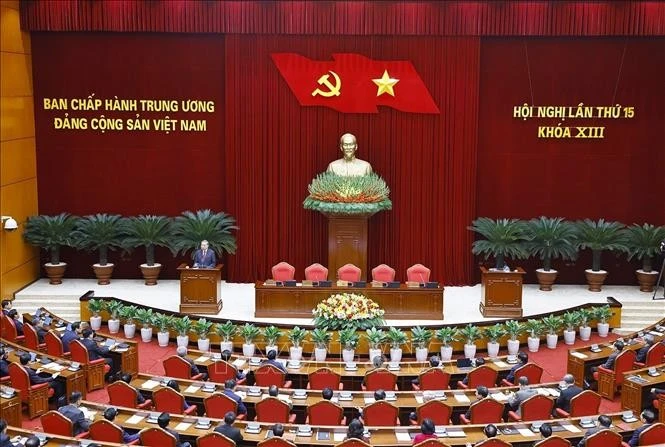 会议现场。图自越通社