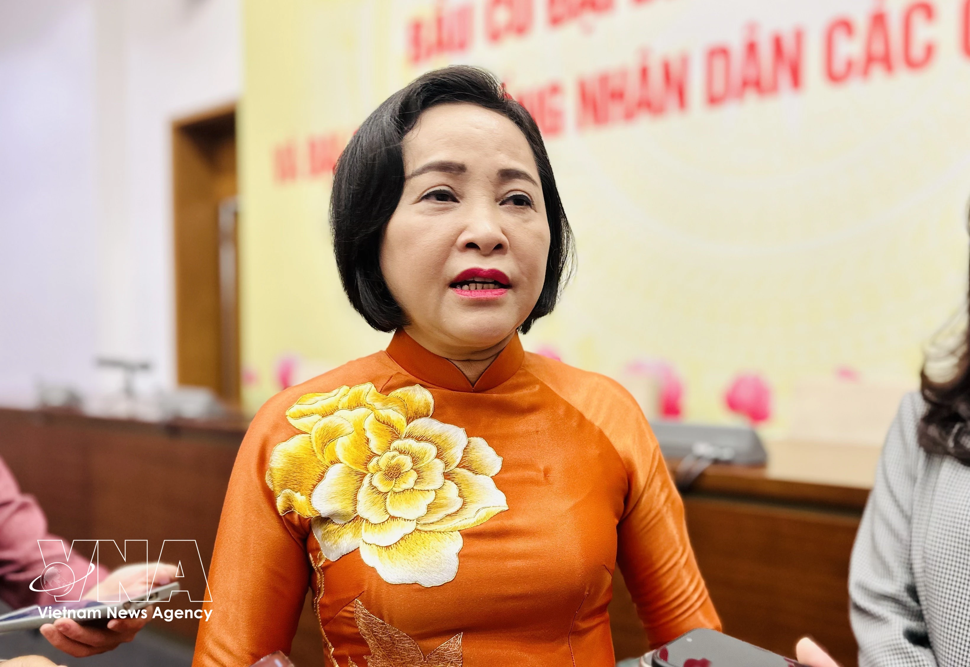 国会副主席阮氏清。图自越通社