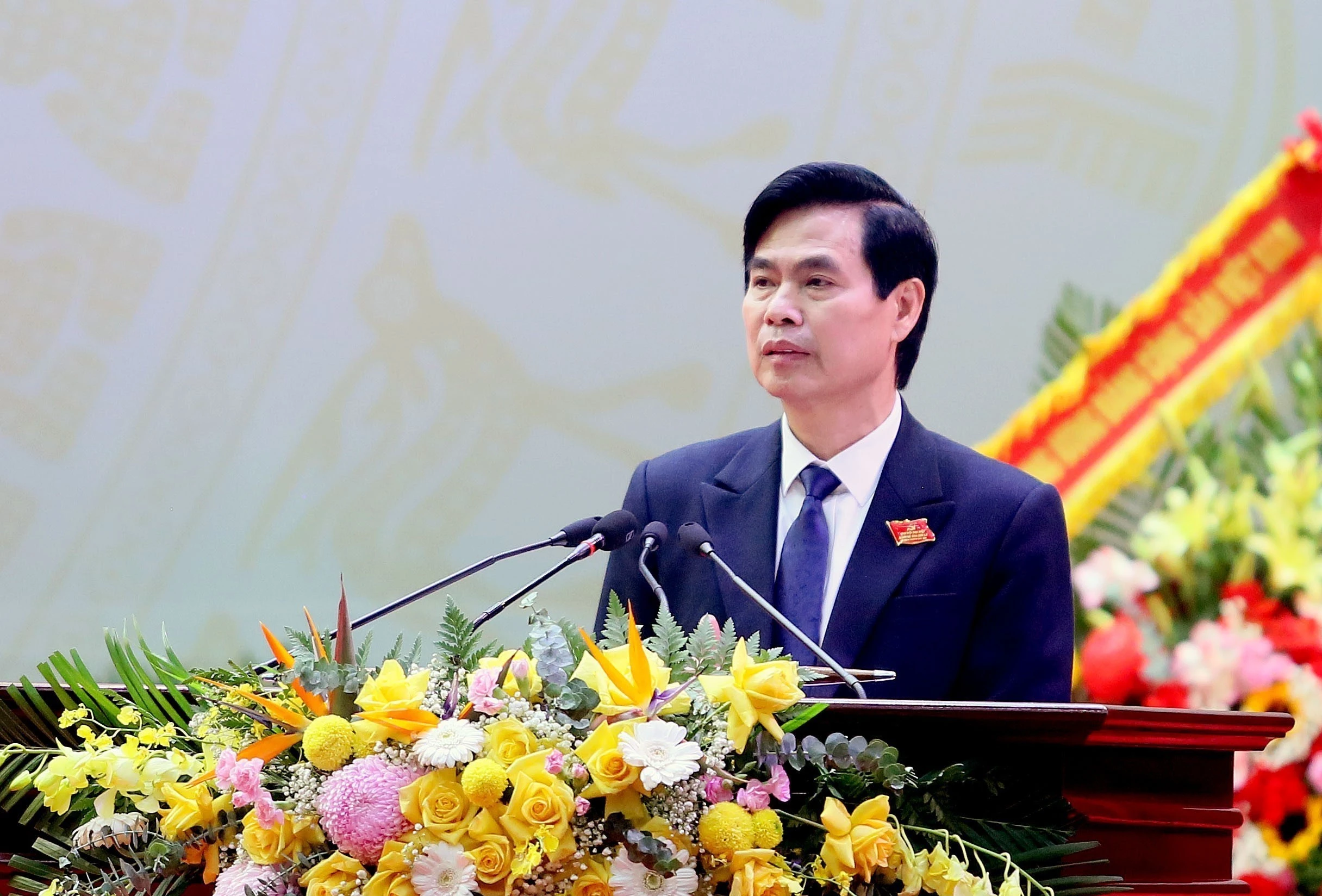 谅山省委书记黄国庆。图自越通社