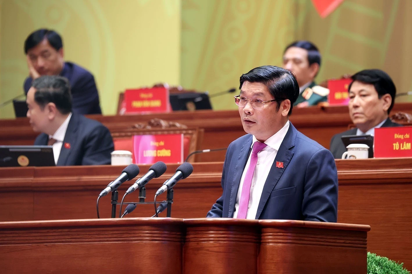 顺化市委副书记阮志才。图自越通社