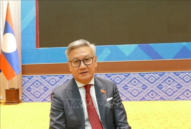 老挝外交部长通沙万·丰威汉。图自越通社