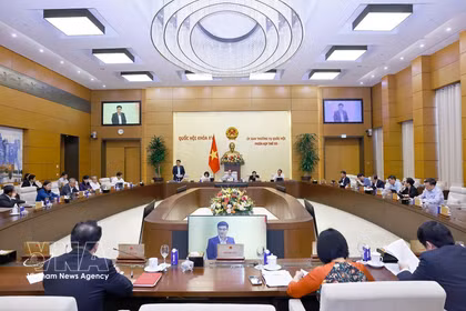 会议现场。图自越通社