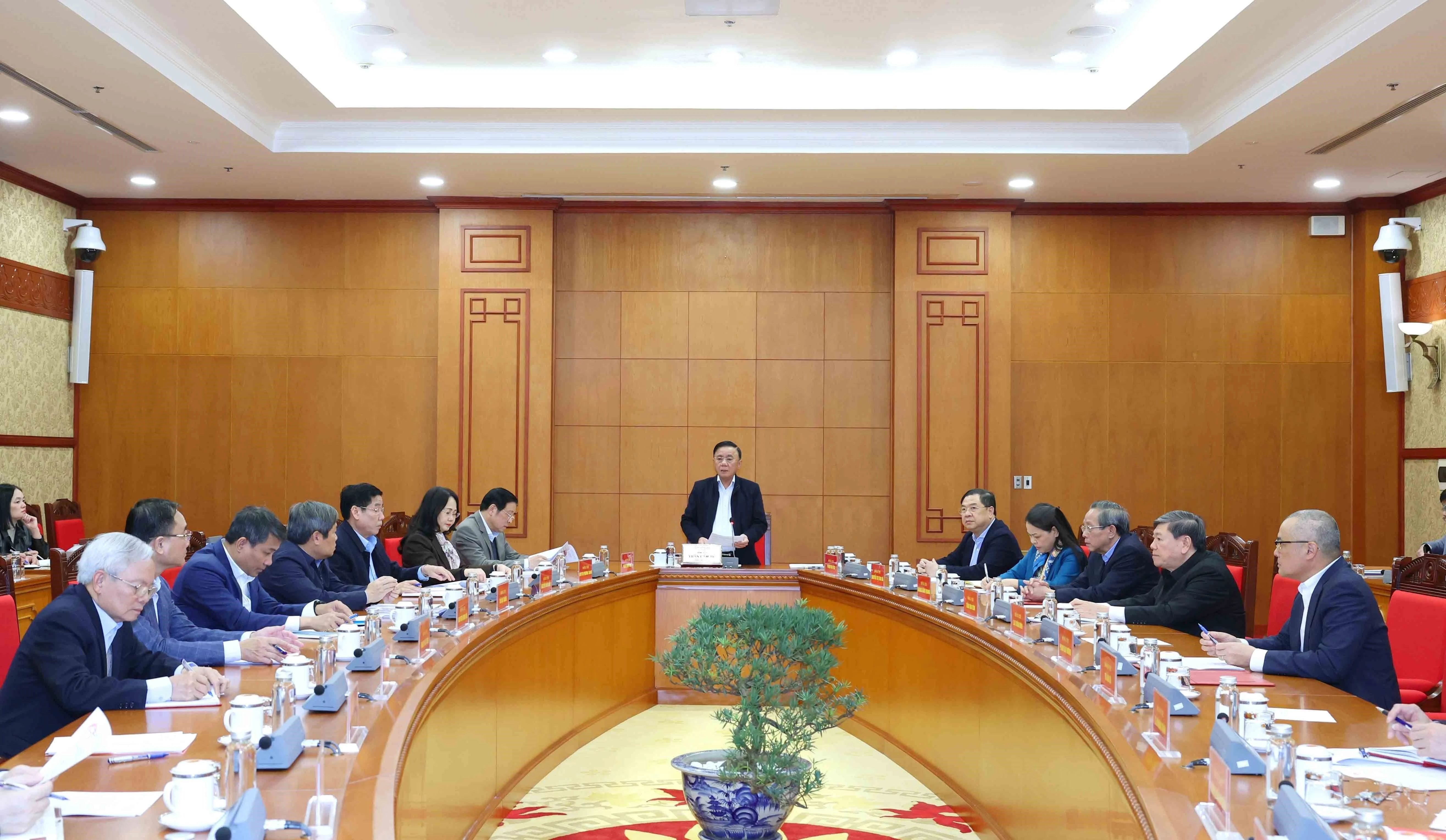 会议现场。图自越通社
