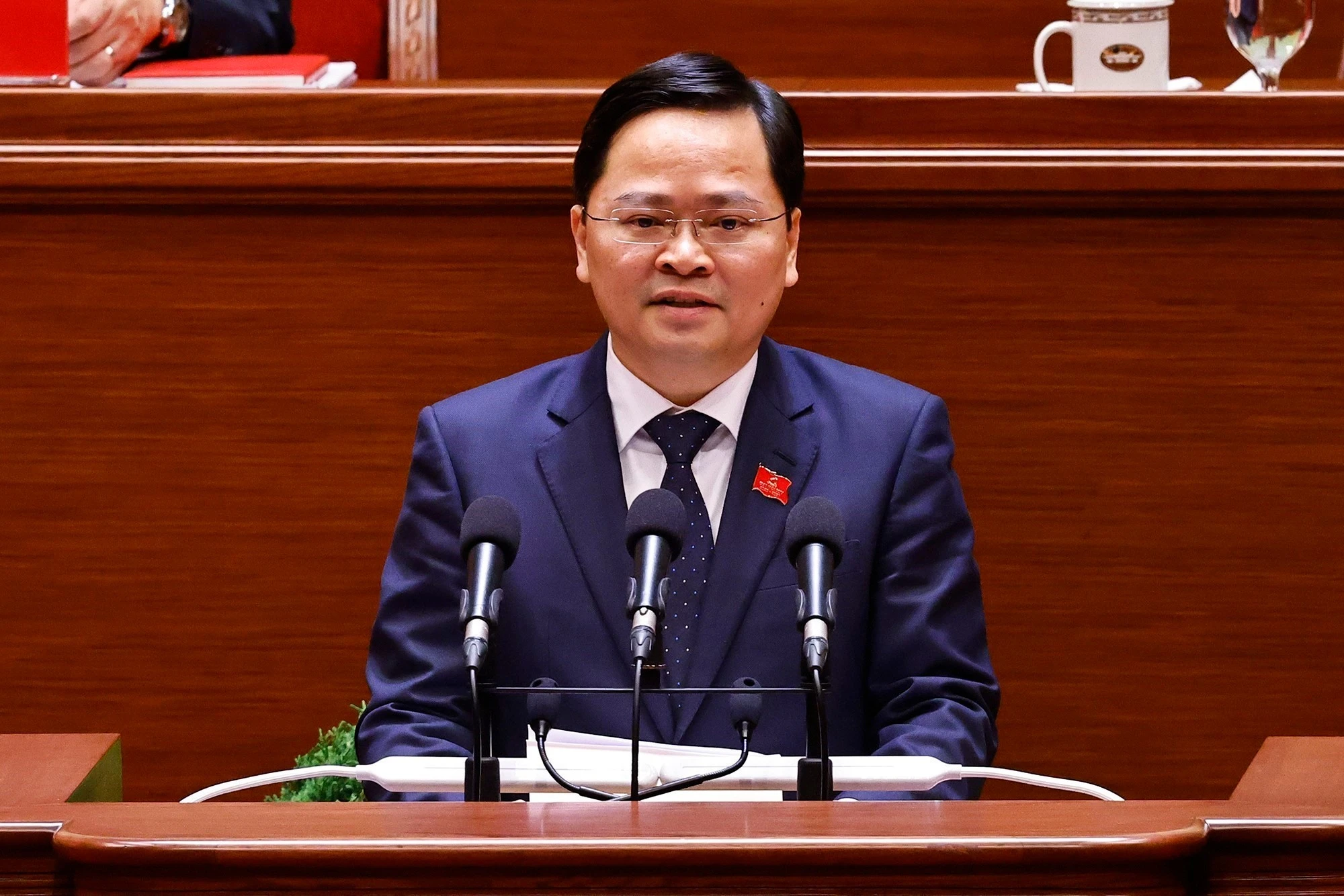 越共中央委员、中央政策与战略部副部长阮英俊。图自越通社