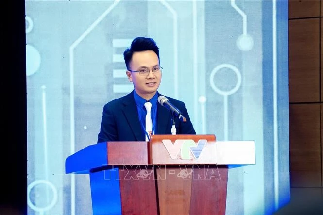 越南电视台团委书记阮怀担。图自越通社