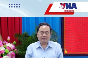 国会主席陈青敏调研检查芹苴市选举前期准备工作情况