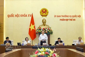 会议现场。图自越通社