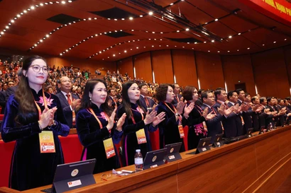 越共十四大开幕前气氛热烈高涨