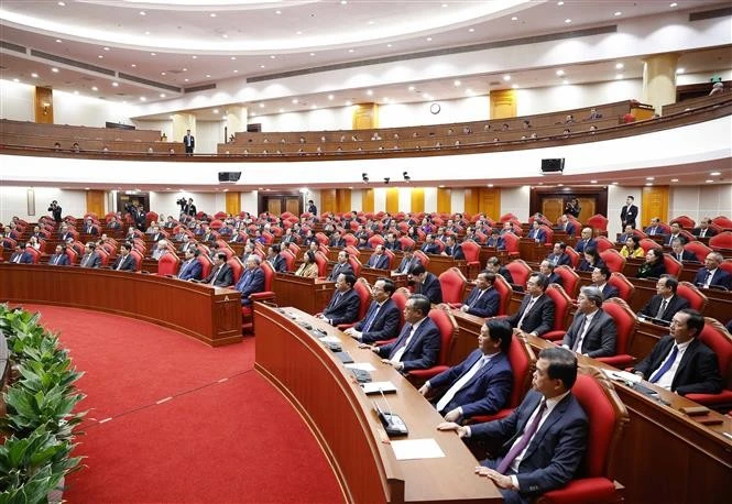 出席会议的代表。图自越通社