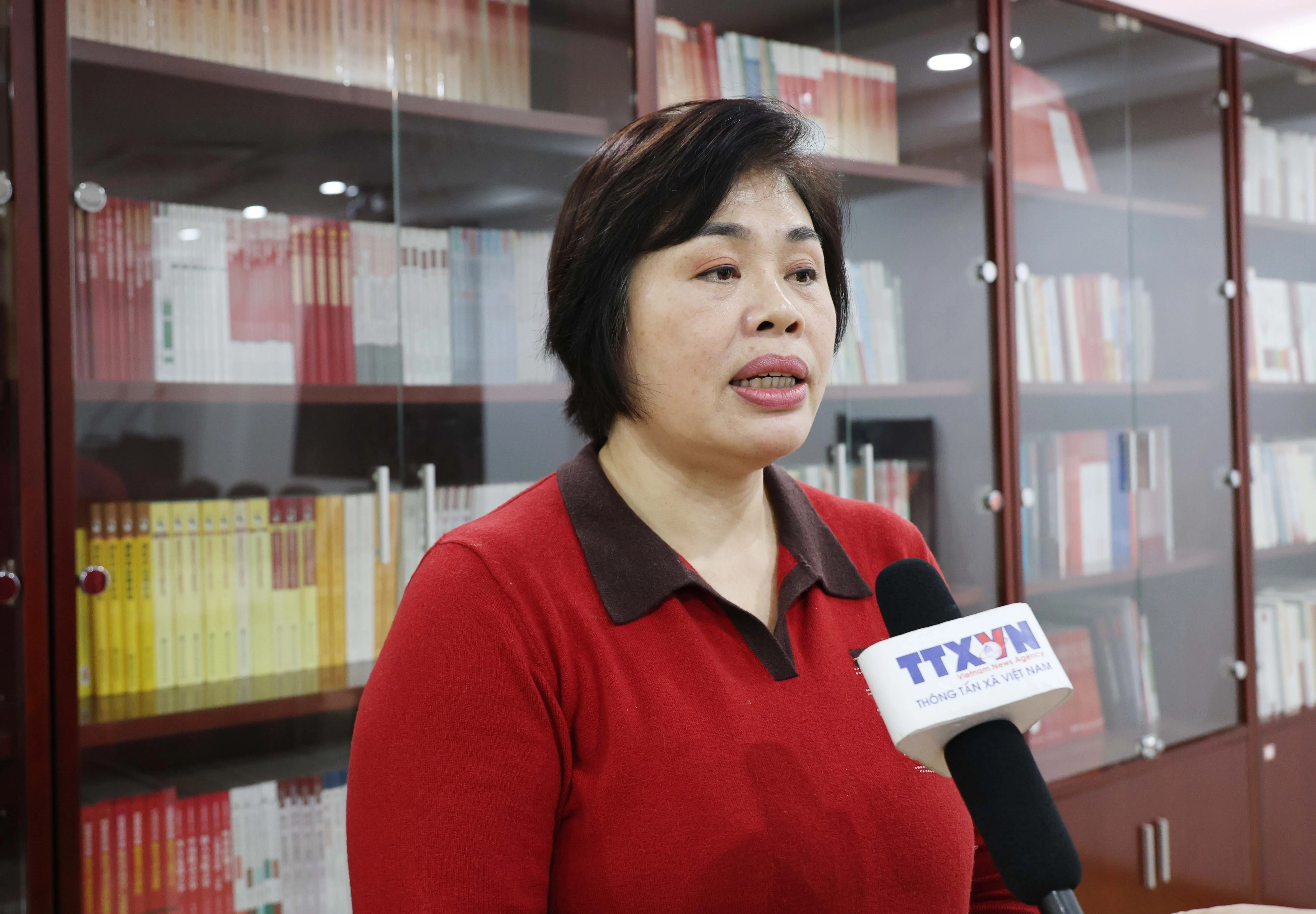 中国社会科学院马克思主义研究院教授、博士，越南问题专家潘金娥 图自越通社
