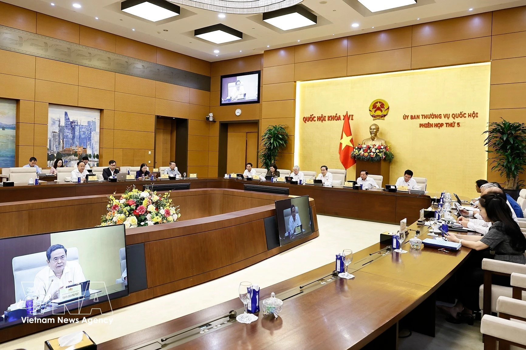 会议现场。图自越通社